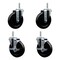 Service Caster 5 Inch Soft Rubber Wheel Swivel 58 Inch Threaded Stem Caster Set 2 Brakes SCC SCC-TS20S514-SRS-58212-2-TLB-2 - alternate 1